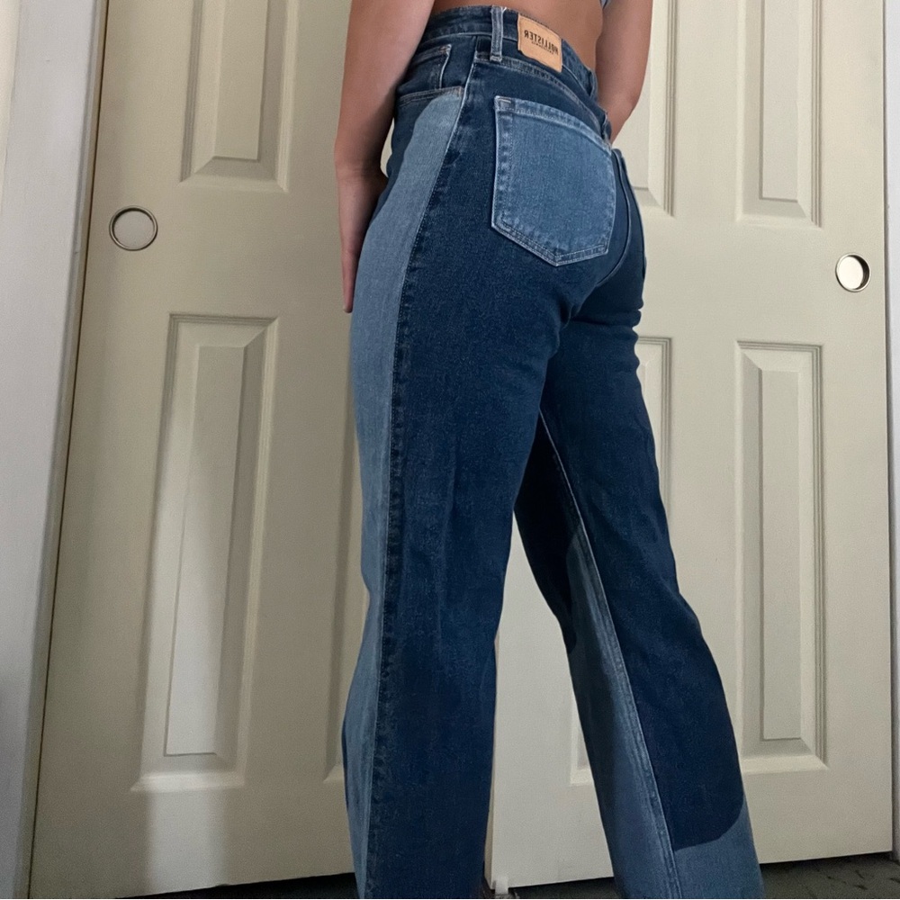 Two-Tone Blue Jeans